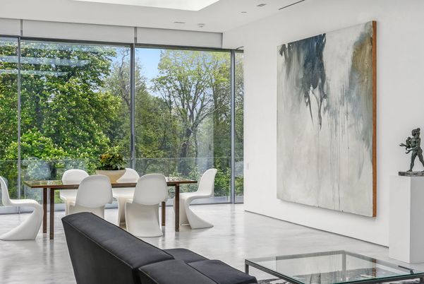 Dining room, Interior, Recessed Lighting