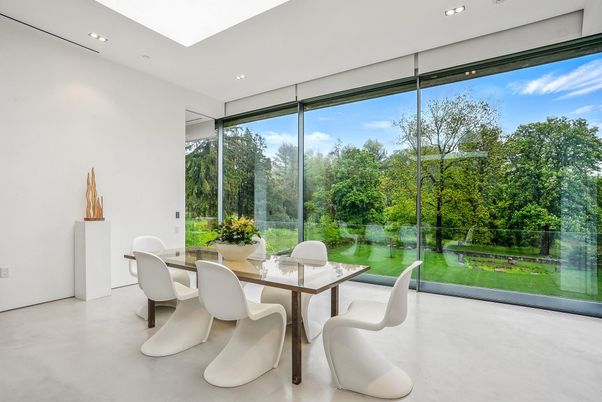 Dining room, Interior, Recessed Lighting, Sun Room
