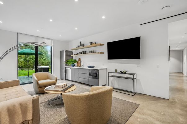 Interior, Living room, Recessed Lighting