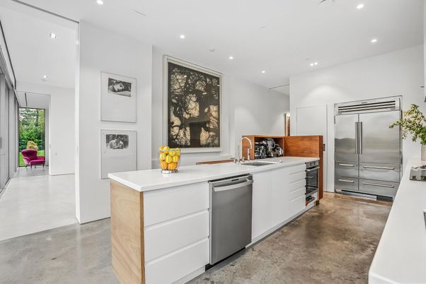 Interior, Kitchen, Recessed Lighting, Stainless Steel Appliances