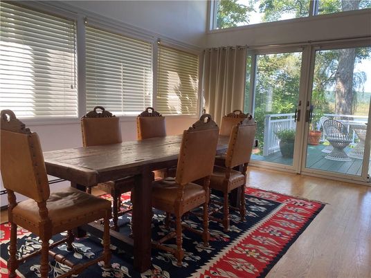 Dining room, Interior, Wood Texture Flooring