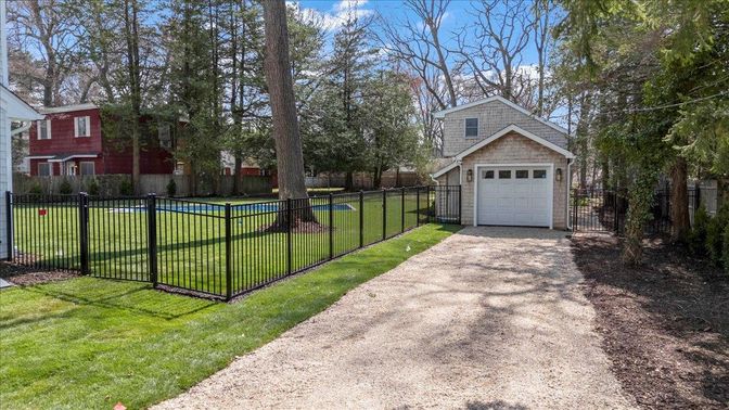 Backyard, Detached Garage, Exterior