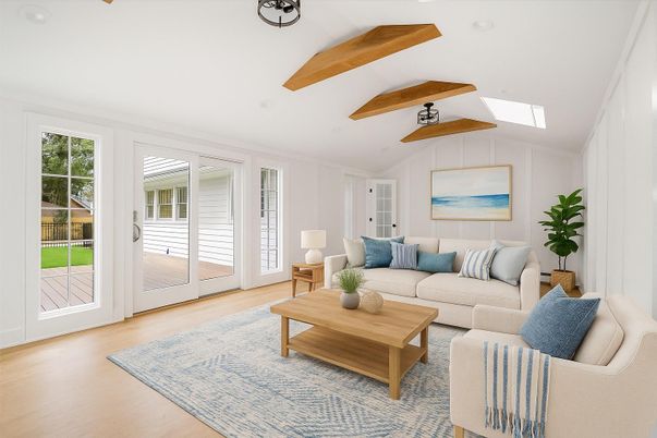 Interior, Living room, Wooden Beams, Wood Texture Flooring