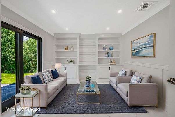 Interior, Living room, Recessed Lighting