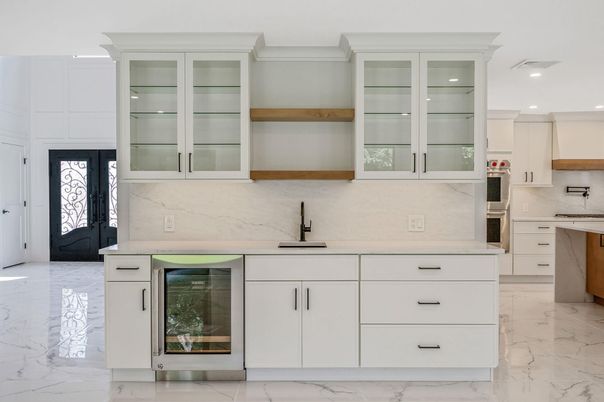Interior, Kitchen, Marble, Recessed Lighting