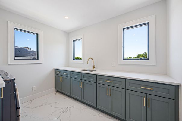 Interior, Kitchen, Marble, Recessed Lighting
