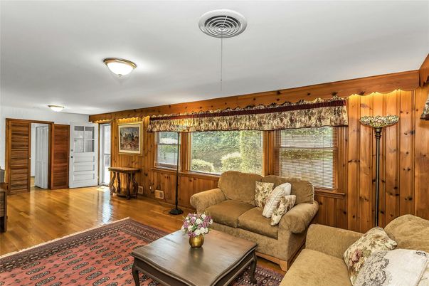 Interior, Living room, Wood Texture Flooring, Wooden Walls