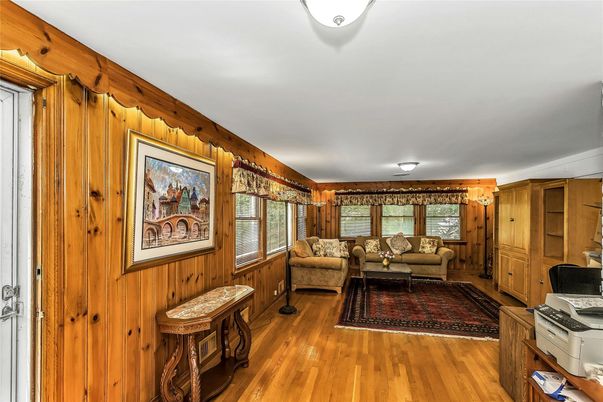 Interior, Living room, Wood Texture Flooring, Wooden Walls