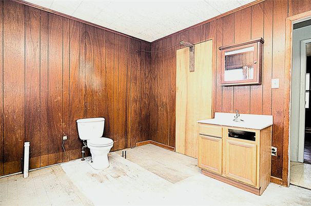 Bathroom, Interior, Wooden Walls