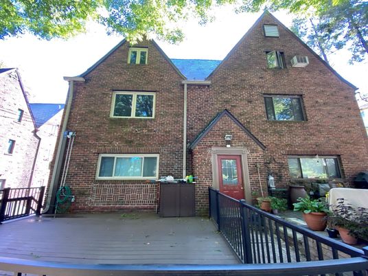 Exterior, Facade, Brick Facade, Tudor Revival