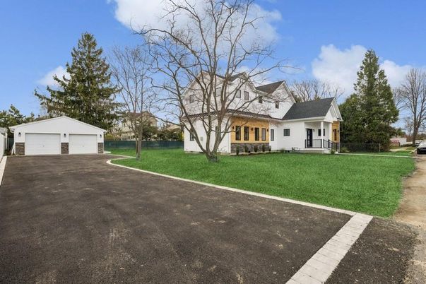 Backyard, Detached Garage, Exterior, Facade, Cape Cod