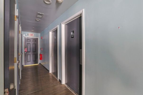 Elevator, Interior, Recessed Lighting, Wood Texture Flooring