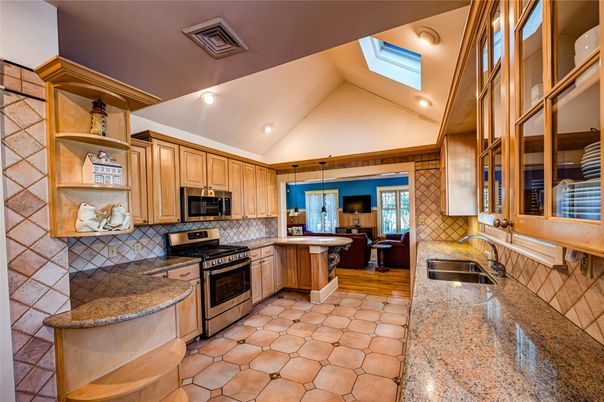 Interior, Kitchen, Recessed Lighting, Stainless Steel Appliances