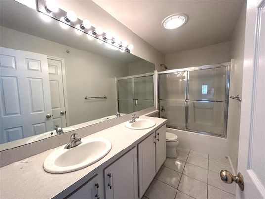 Bathroom, Dual Sink Vanities, Glass Shower, Interior