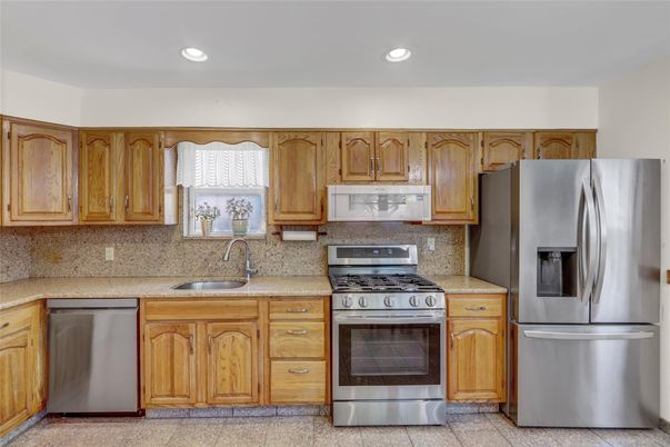 Interior, Kitchen, Recessed Lighting, Stainless Steel Appliances