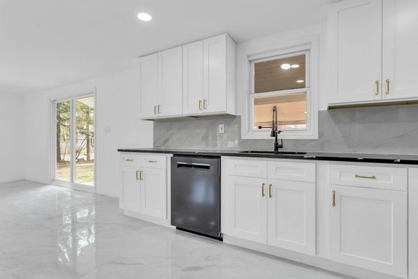 Interior, Kitchen, Marble, Recessed Lighting