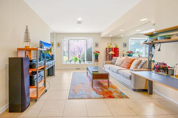 Interior, Living room, Recessed Lighting