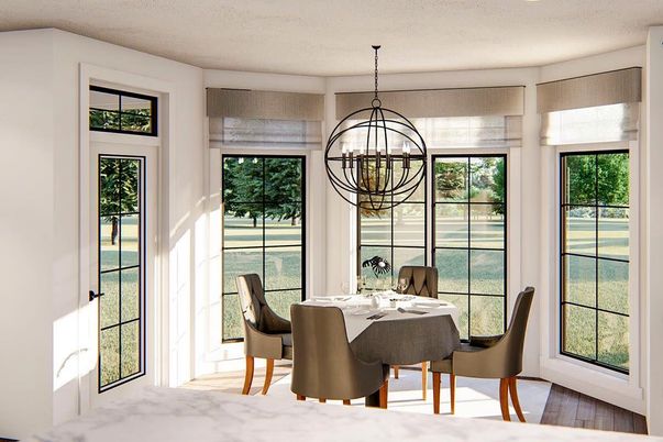 Chandelier, Dining room, Interior, Pendant Lights, Wood Texture Flooring