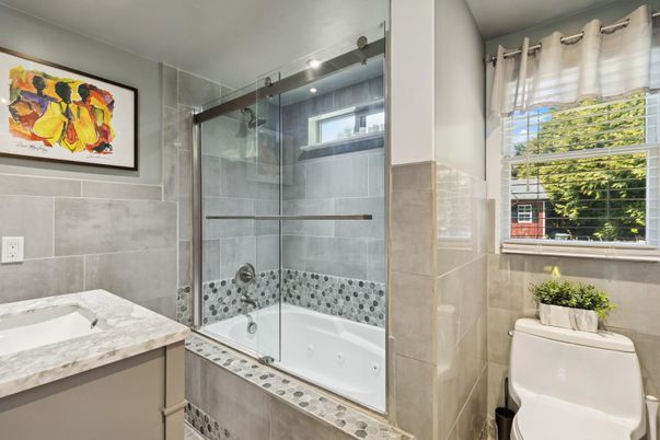 Bathroom, Glass Shower, Interior