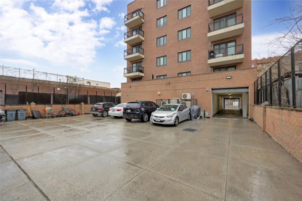 Exterior, Facade, Brick Facade, Condo Building