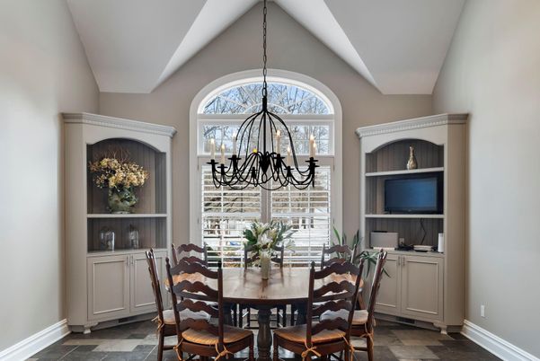 Chandelier, Dining room, Interior
