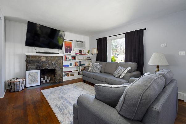 Fireplace, Interior, Living room, Wood Texture Flooring