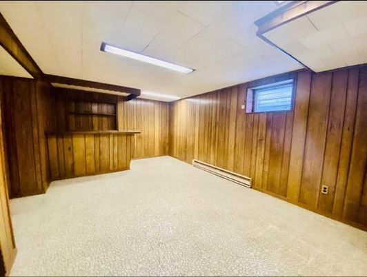 Empty room, Interior, Wooden Walls