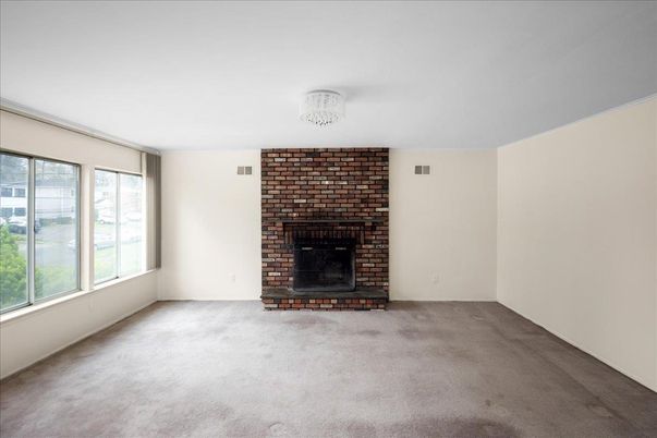 Empty room, Fireplace, Interior