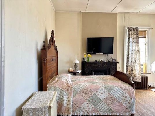 Bedroom, Interior, Wood Texture Flooring