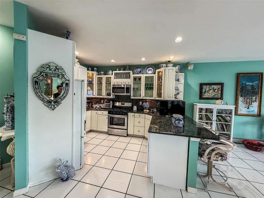 Interior, Kitchen, Recessed Lighting, Stainless Steel Appliances