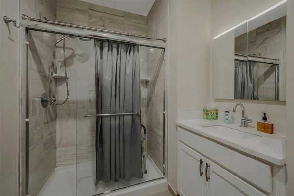 Bathroom, Glass Shower, Interior