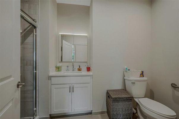 Bathroom, Glass Shower, Interior
