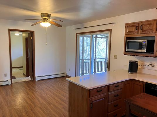 Interior, Kitchen, Wood Texture Flooring