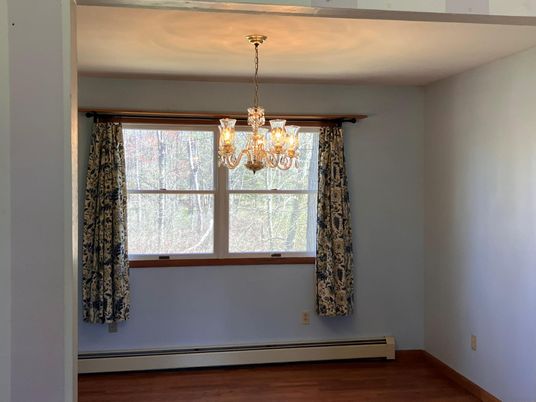 Chandelier, Empty room, Interior, Wood Texture Flooring