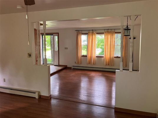 Empty room, Interior, Wood Texture Flooring