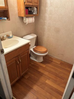 Bathroom, Interior, Wood Texture Flooring