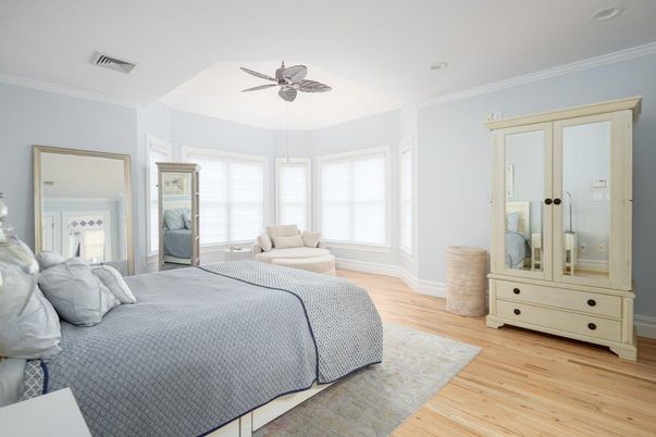 Bedroom, Interior, Wood Texture Flooring