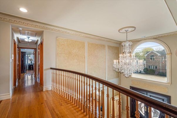 Chandelier, Interior, Recessed Lighting, Wood Texture Flooring