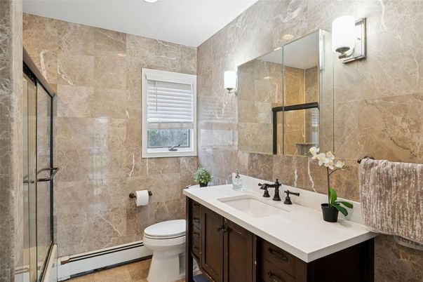 Bathroom, Glass Shower, Interior