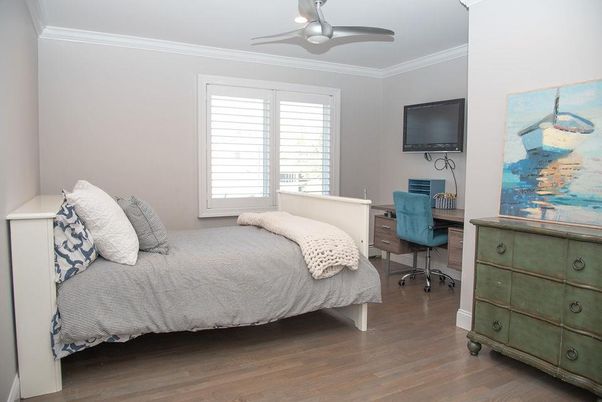 Bedroom, Home Office, Interior, Wood Texture Flooring