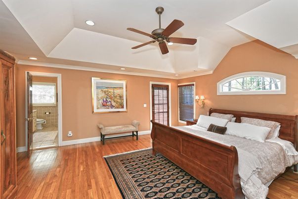 Bathroom, Bedroom, Interior, Recessed Lighting, Wood Texture Flooring