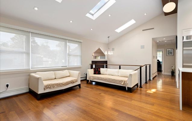 Interior, Pendant Lights, Recessed Lighting, Stainless Steel Appliances, Wood Texture Flooring