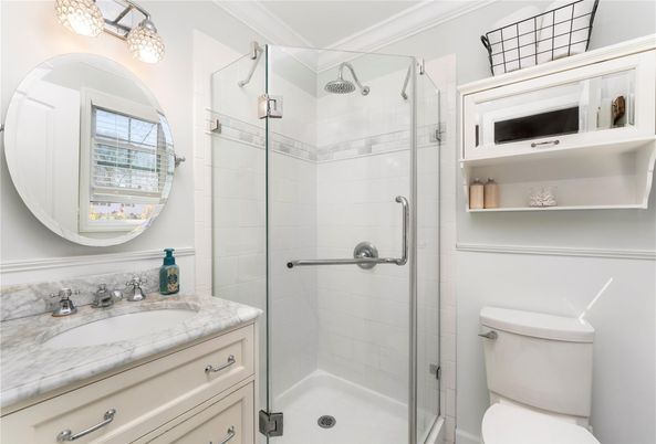 Bathroom, Glass Shower, Interior
