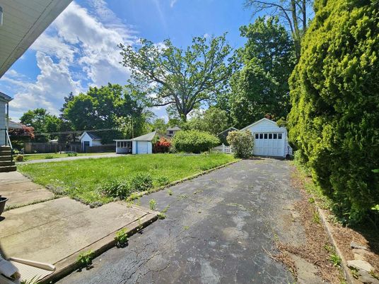 Backyard, Detached Garage, Exterior