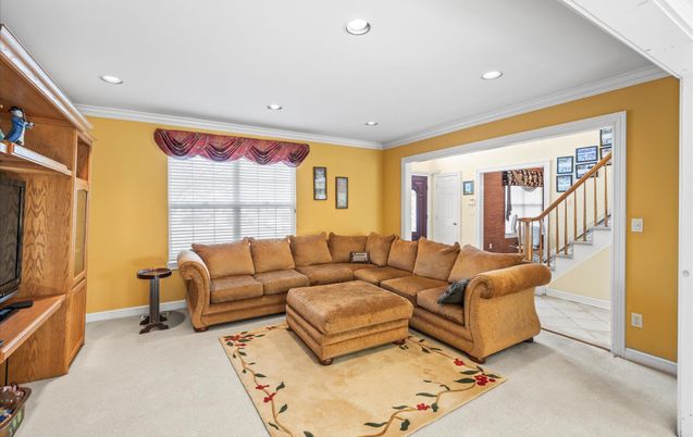 Interior, Living room, Recessed Lighting