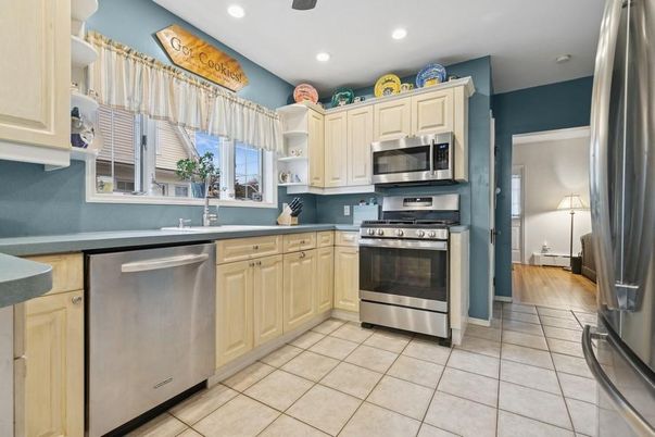 Interior, Kitchen, Recessed Lighting, Stainless Steel Appliances