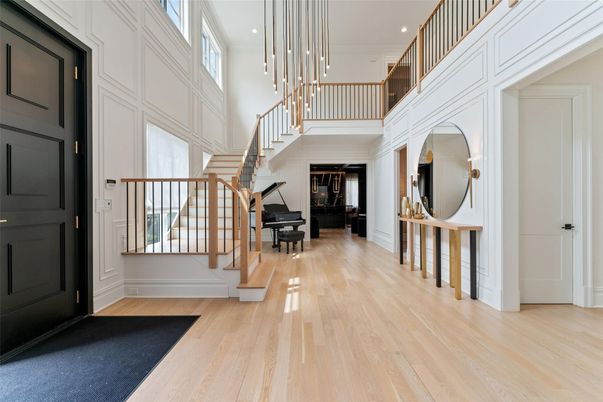 Interior, Pendant Lights, Piano, Recessed Lighting, Wood Texture Flooring
