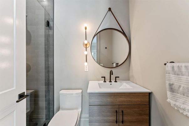 Bathroom, Glass Shower, Interior
