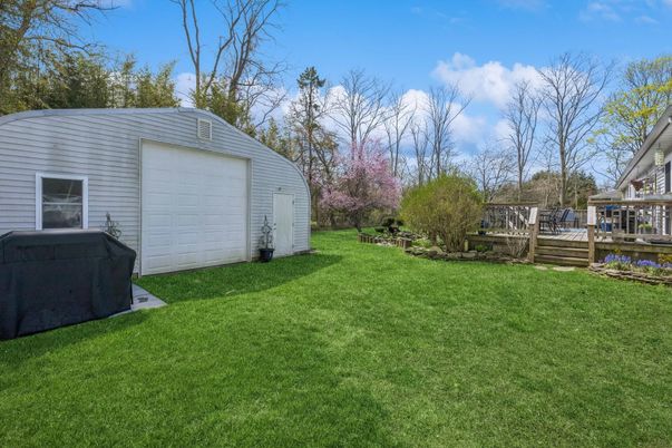 Backyard, Detached Garage, Exterior