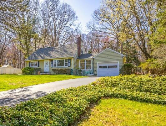 Attached, Backyard, Exterior, Facade, Cape Cod